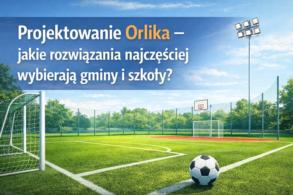 Projektowanie Orlika - jakie rozwiązania najczęściej wybierają gminy i szkoły?