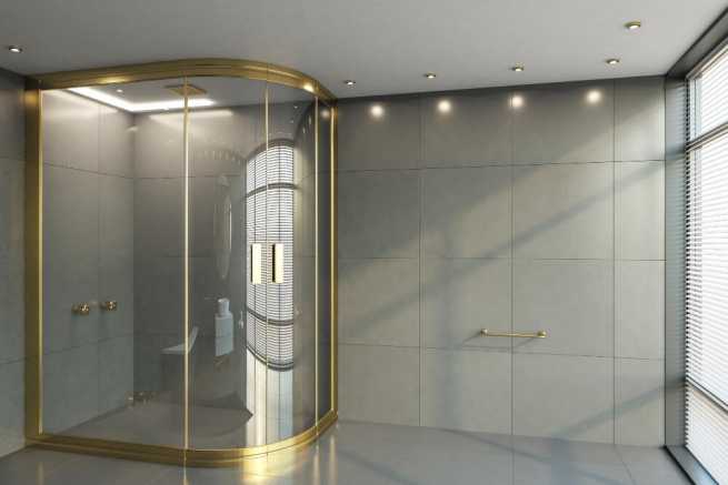 Jakie drzwi w kabinie półokrągłej do łazienki wybrać?